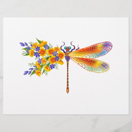 Gelbe Blume Flyer (Vorne)