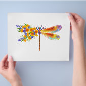 Gelbe Blume Flyer (Hand)