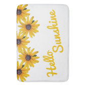 Gelbe Blume Foto Blume Badematte (Vorderseite Vertikal)