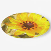 Gelbe Blume Foto Paper Teller (Schrägansicht)