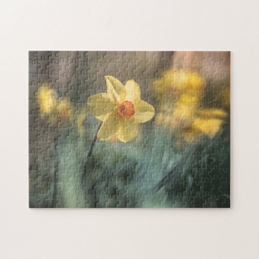 Gelbe Blume Foto Puzzle (Horizontal)