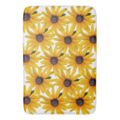 Gelbe Blume Foto Spaß Badematte (Vorderseite Vertikal)