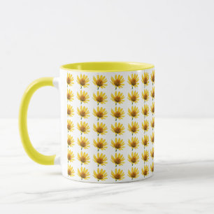 Gelbe Blume Foto Tasse