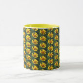Gelbe Blume Foto Tasse (Zentrum)