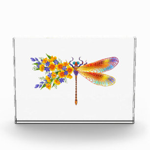 Gelbe Blume Fotoblock