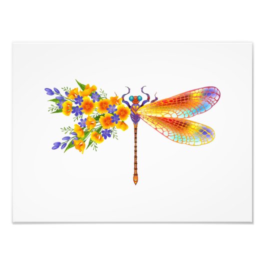 Gelbe Blume Fotodruck (Vorne)