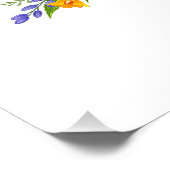 Gelbe Blume Fotodruck (Ecke)