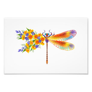 Gelbe Blume Fotodruck