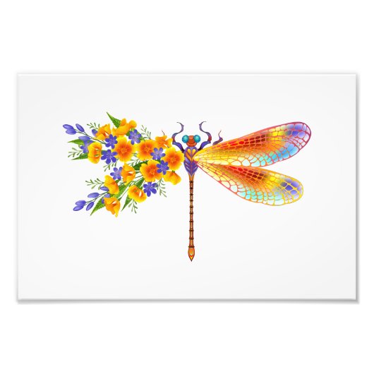 Gelbe Blume Fotodruck (Vorne)