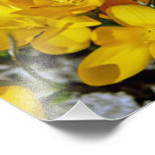 Gelbe Blume Fotodruck (Ecke)