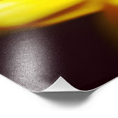 Gelbe Blume Fotodruck (Ecke)