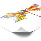 Gelbe Blume Fotodruck (Ecke)