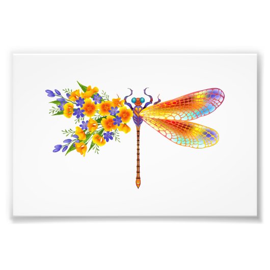 Gelbe Blume Fotodruck (Vorne)