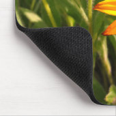 Gelbe Blume Fotografie Mousepad (Ecke)