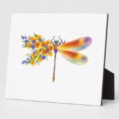 Gelbe Blume Fotoplatte (Seite)