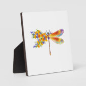 Gelbe Blume Fotoplatte (Vorderseite)