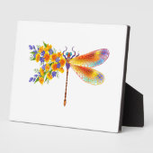 Gelbe Blume Fotoplatte (Seite)
