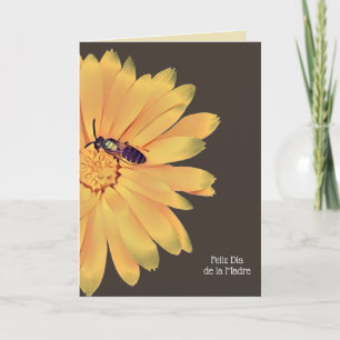 Gelbe Blume Frohen Muttertag Grußkarte Karte