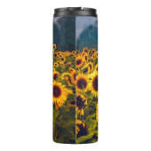 Gelbe Blume für Blumenfelder Thermosbecher (Rückseite)