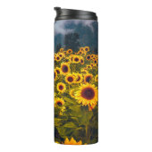 Gelbe Blume für Blumenfelder Thermosbecher (Nach rechts gedreht)