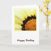 Gelbe Blume Geburtskarte Karte (Gelbe Blume)