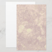Gelbe Blume gegen ein Tarnmuster Briefpapier (Vorne/Hinten)