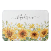 Gelbe Blume Gelbblüte Botanisch Badematte (Vorderseite)