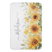 Gelbe Blume Gelbblüte Botanisch Badematte (Vorderseite Vertikal)