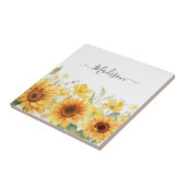 Gelbe Blume Gelbblüte Botanisch Fliese (Seite)