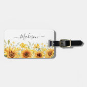 Gelbe Blume Gelbblüte Botanisch Gepäckanhänger (Vorderseite horizontal)