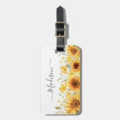 Gelbe Blume Gelbblüte Botanisch Gepäckanhänger (Vorderseite vertikal)