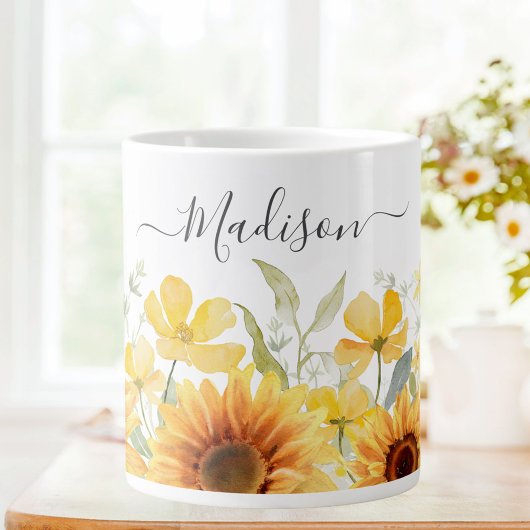 Gelbe Blume Gelbblüte Botanisch Jumbo-Tasse