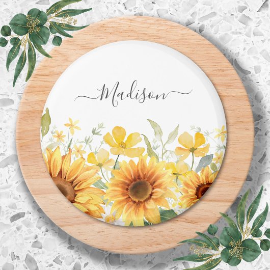 Gelbe Blume Gelbblüte Botanisch Magnet