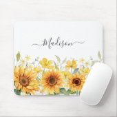 Gelbe Blume Gelbblüte Botanisch Mousepad (Mit Mouse)