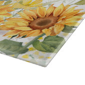 Gelbe Blume Gelbblüte Botanisch Schneidebrett (Ecke)