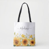 Gelbe Blume Gelbblüte Botanisch Tasche (Vorderseite)