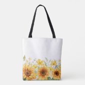 Gelbe Blume Gelbblüte Botanisch Tasche (Rückseite)