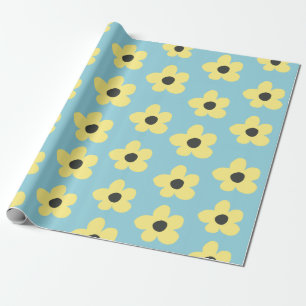Gelbe Blume Geschenkpapier