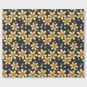 Gelbe Blume Geschenkpapier (Flach)