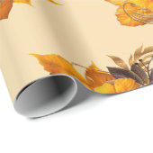 Gelbe Blume Geschenkpapier (Rolleneckpunkt)