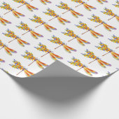 Gelbe Blume Geschenkpapier (Ecke)