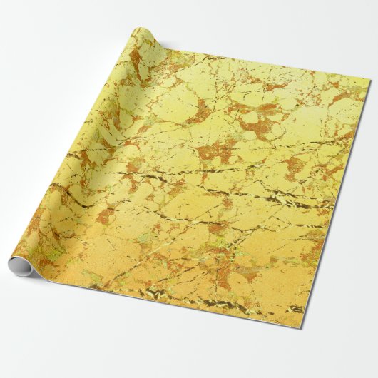 Gelbe Blume Geschenkpapier (Ungerollt)