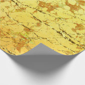 Gelbe Blume Geschenkpapier (Ecke)