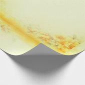 Gelbe Blume Geschenkpapier (Ecke)