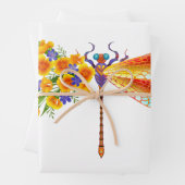 Gelbe Blume Geschenkpapier Set (Beispiel)