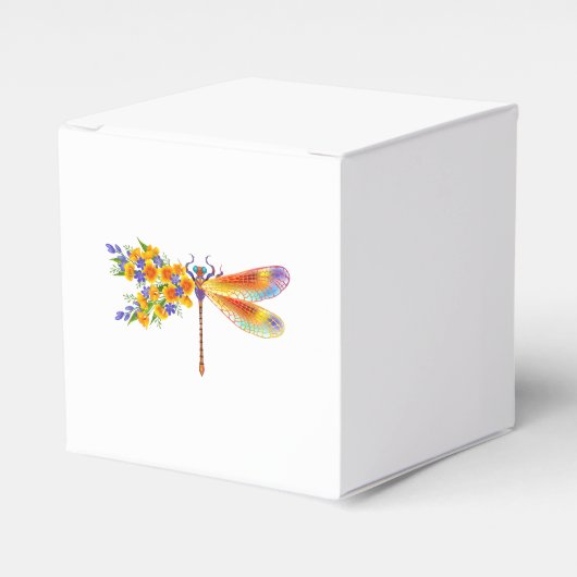 Gelbe Blume Geschenkschachtel (Vorderseite)