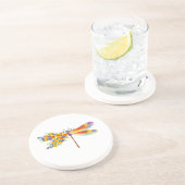 Gelbe Blume Getränkeuntersetzer (Seite)