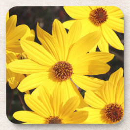 Gelbe Blume Getränkeuntersetzer