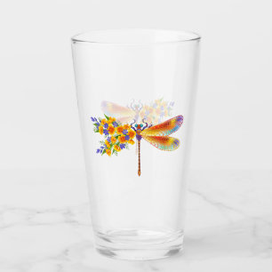 Gelbe Blume Glas