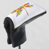 Gelbe Blume Golf Headcover (3/4 Vorderseite)